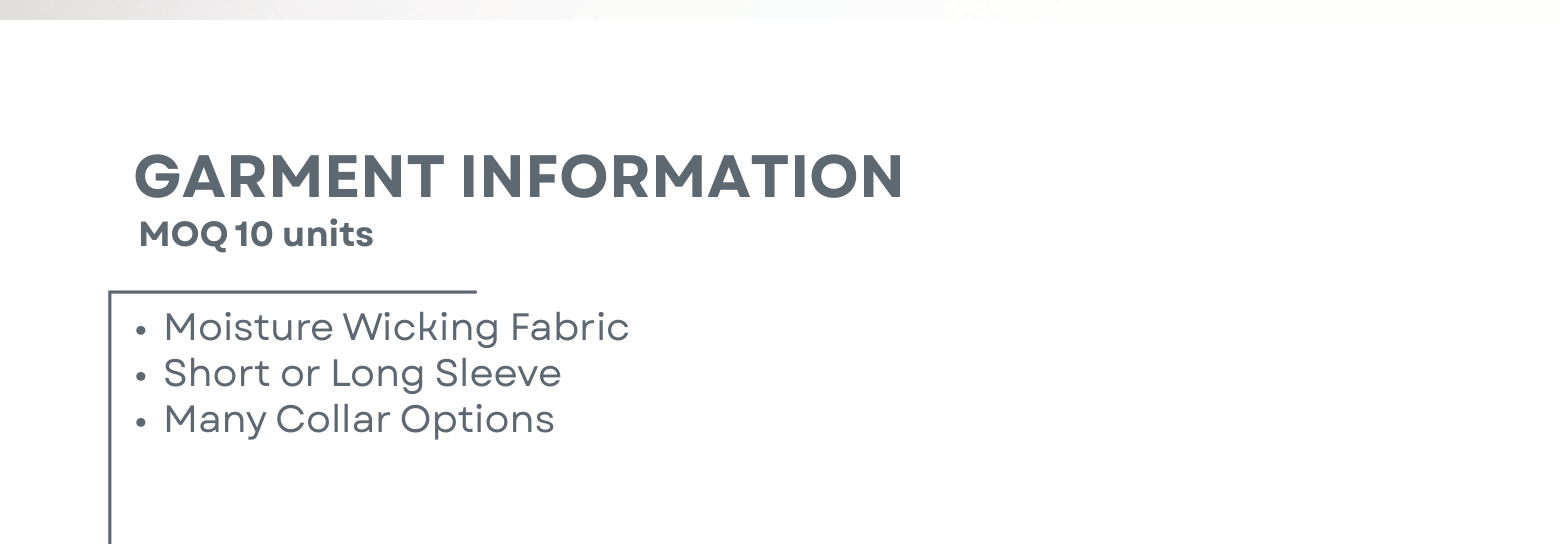 Sublimated Football / Hockey Tee Garment Information